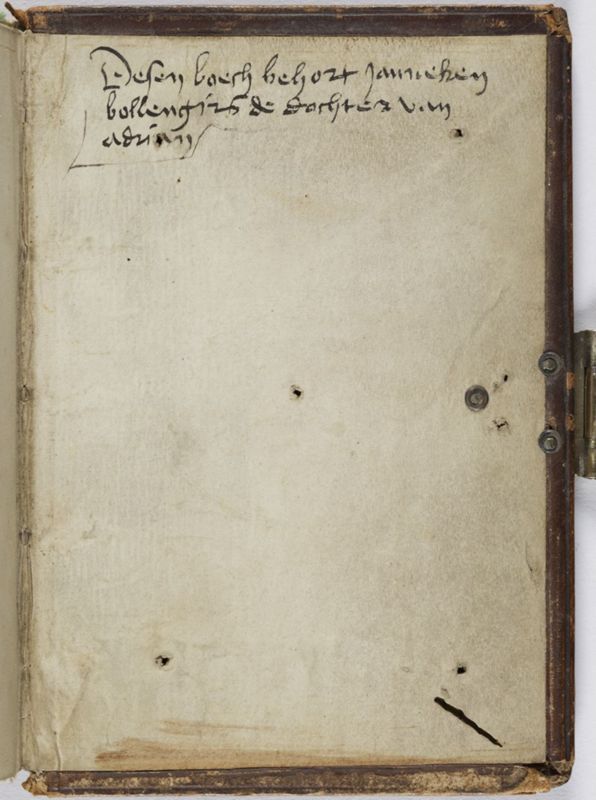 Livre d'heures de Janneke Bollengier, usage de Rome