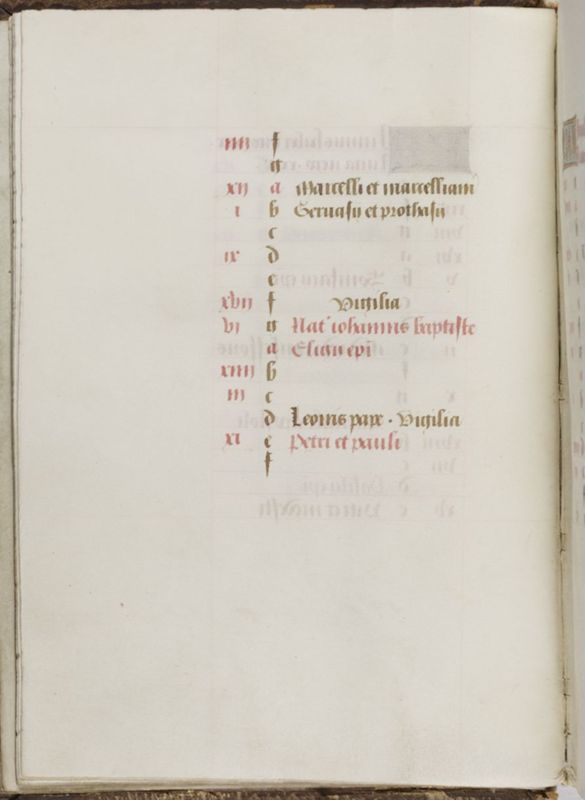 Livre d'heures de Janneke Bollengier, usage de Rome