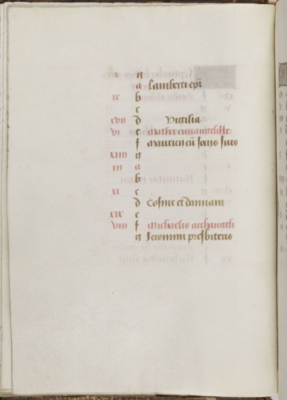 Livre d'heures de Janneke Bollengier, usage de Rome