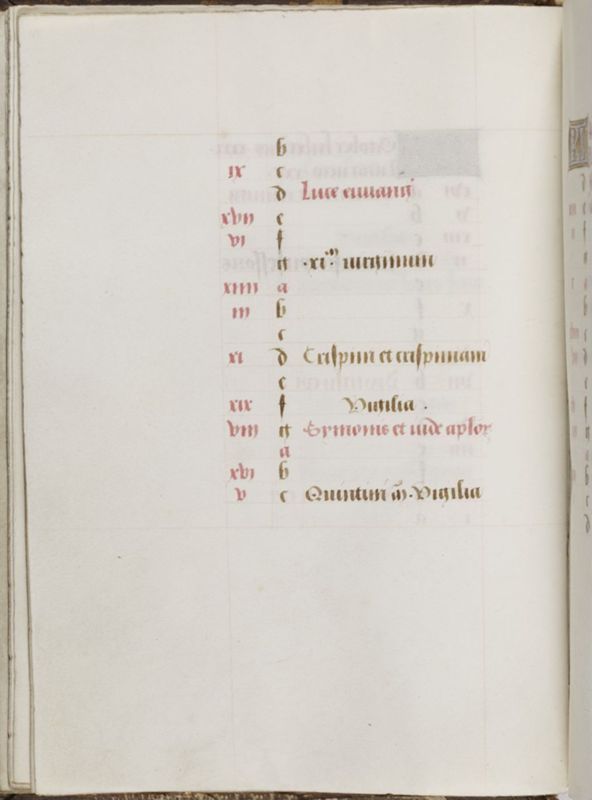 Livre d'heures de Janneke Bollengier, usage de Rome