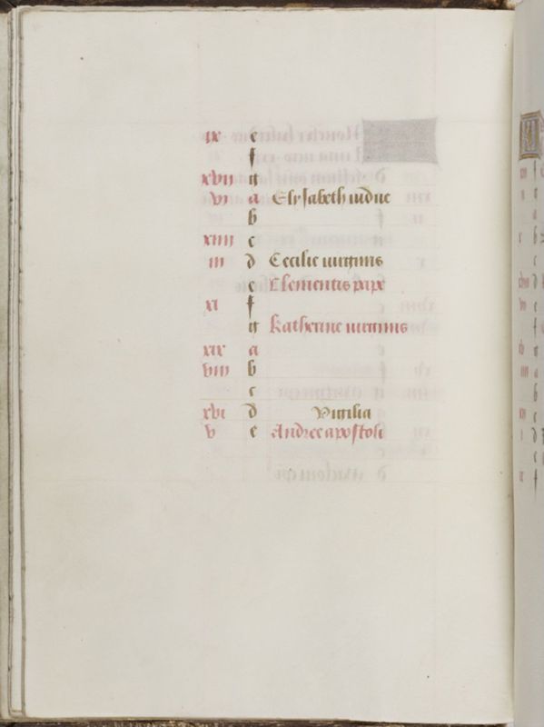 Livre d'heures de Janneke Bollengier, usage de Rome