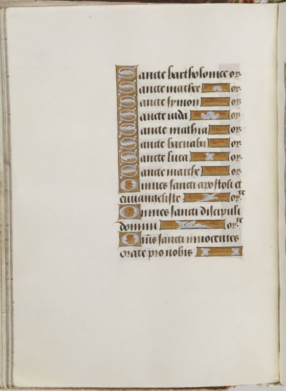 Livre d'heures de Janneke Bollengier, usage de Rome
