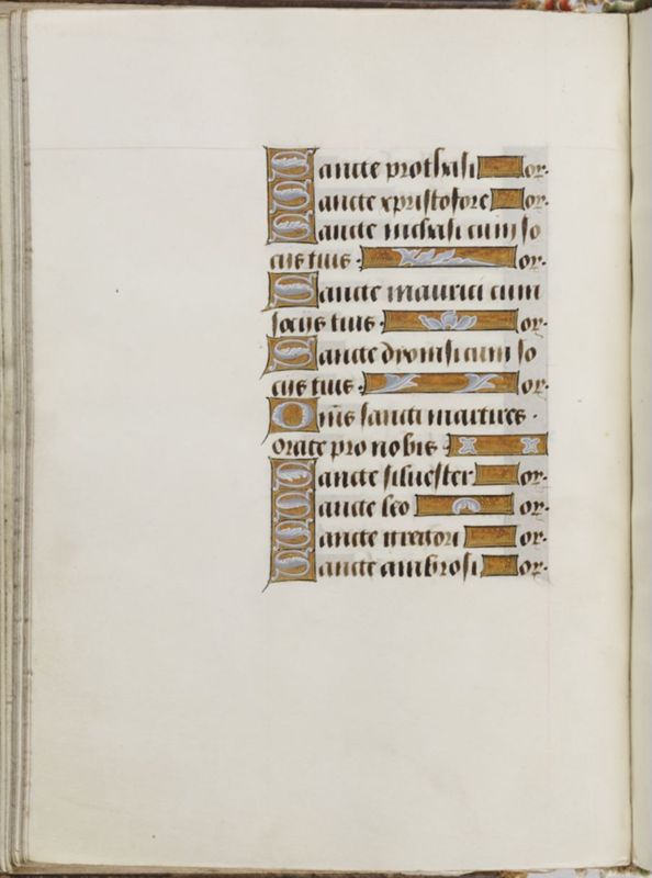Livre d'heures de Janneke Bollengier, usage de Rome