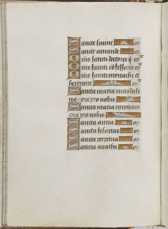 Livre d'heures de Janneke Bollengier, usage de Rome