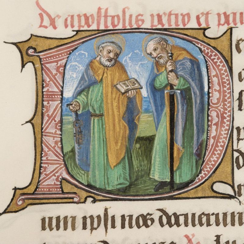 Livre d'heures de Janneke Bollengier, usage de Rome