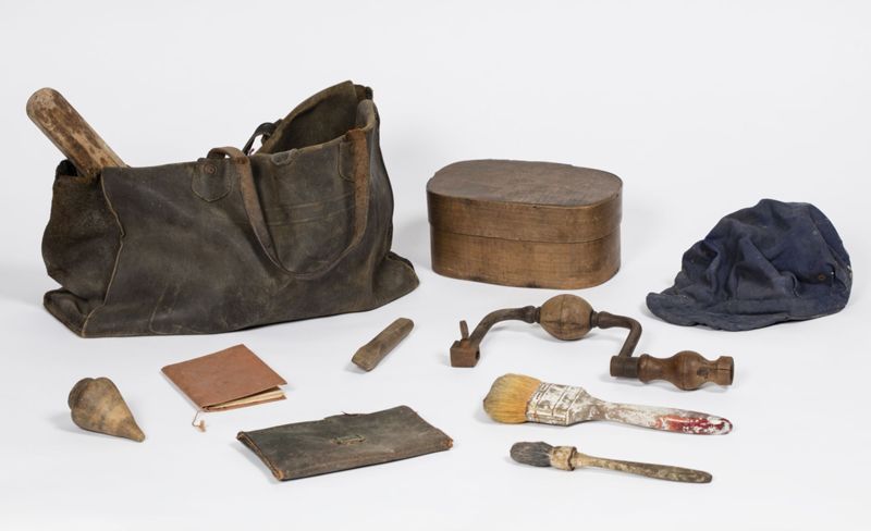 Musette d'un ouvrier plombier