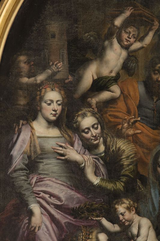 H. Ursula gekroond door het Kind Jezus