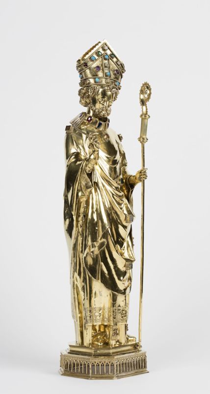 Statue-reliquaire de saint Blaise