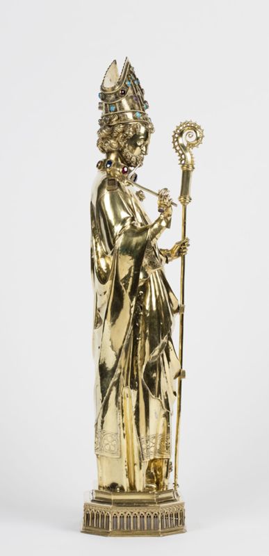 Statue-reliquaire de saint Blaise