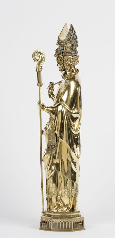 Statue-reliquaire de saint Blaise
