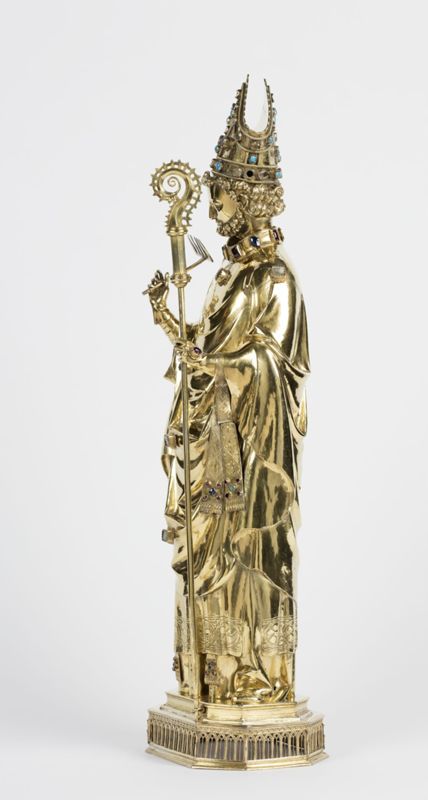 Statue-reliquaire de saint Blaise