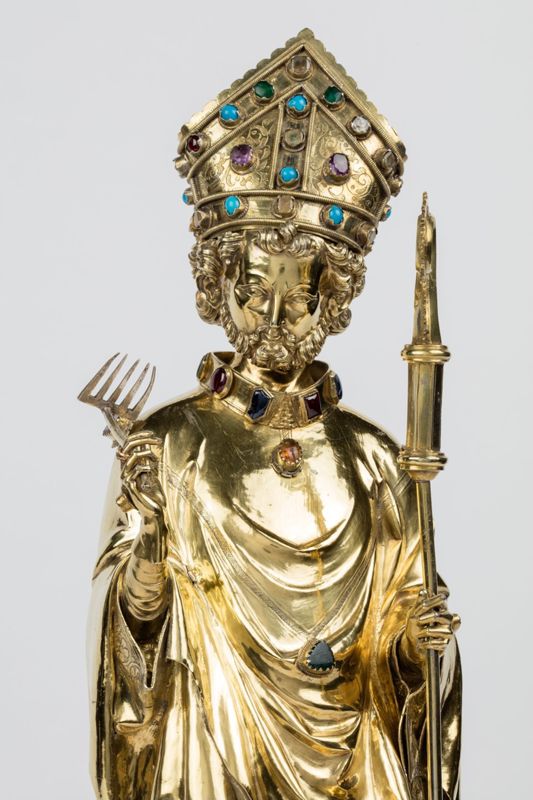 Statue-reliquaire de saint Blaise