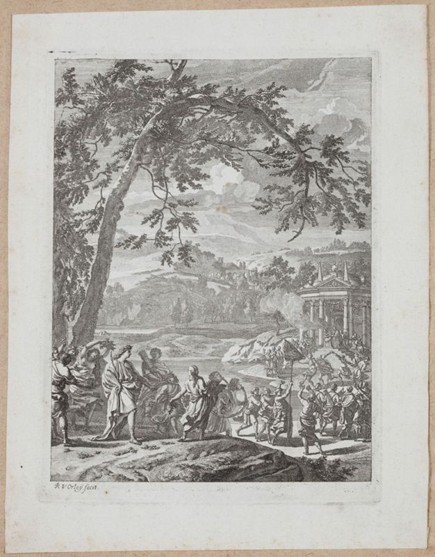 Le Pastor Fido : Silvio conduit en triomphe au temple de Diane (Acte IV, scène 3)