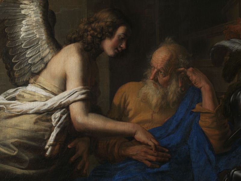 Een engel bevrijdt de H. Petrus uit de gevangenis