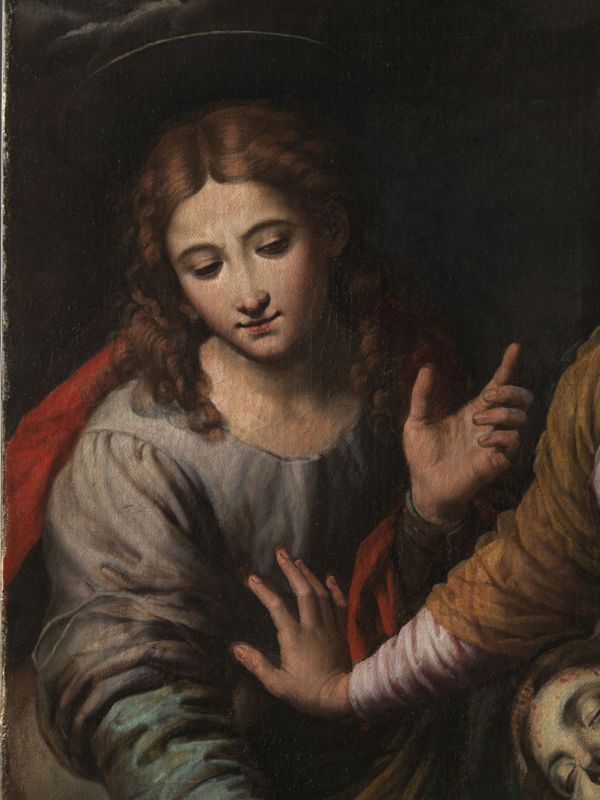 Piëta met Maria Magdalena en H. Johannes