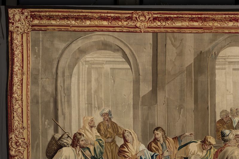 Kristus onderwijst in de Tempel