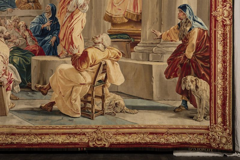 Kristus onderwijst in de Tempel