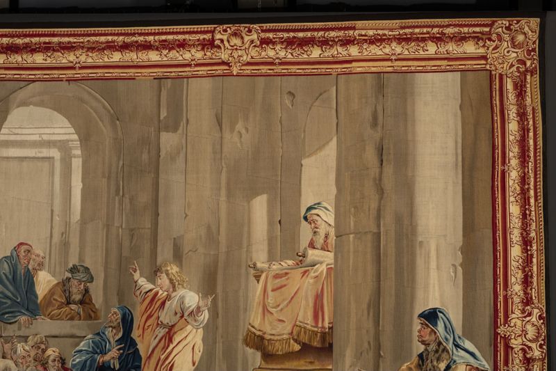 Kristus onderwijst in de Tempel