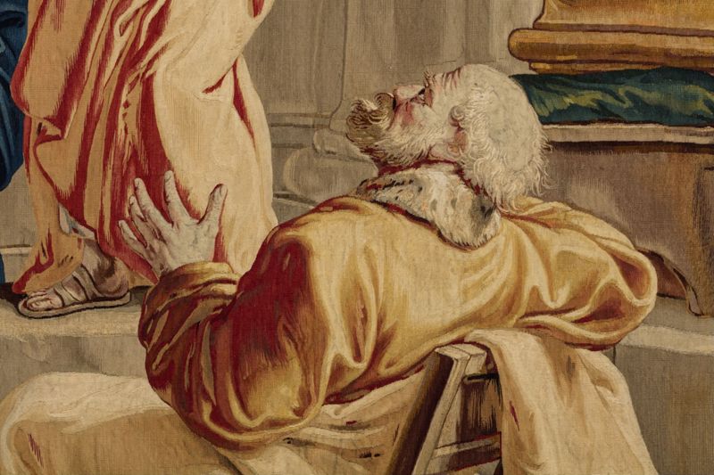 Kristus onderwijst in de Tempel