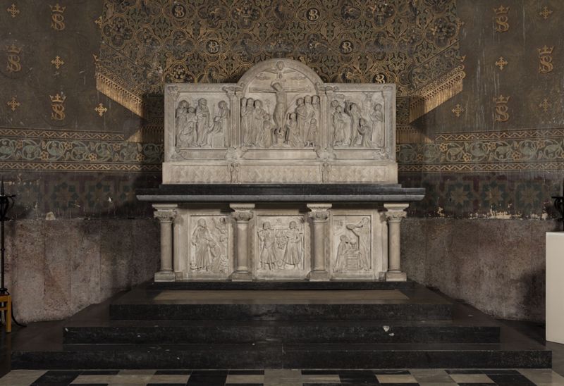 Autel de la chapelle Sainte-Barbe