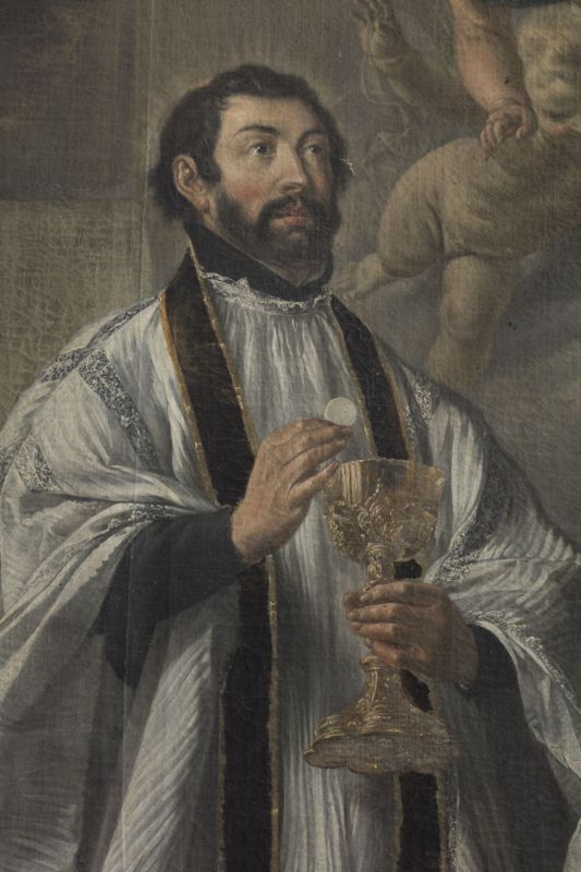 Saint François-Xavier donnant la communion aux sauvages