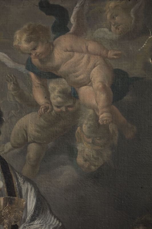 Saint François-Xavier donnant la communion aux sauvages