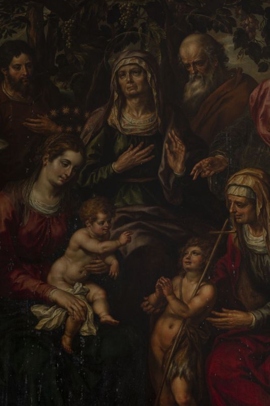 De heilige maagschap met de H. Elisabeth, haar echtgenoot en Johannes de Doper