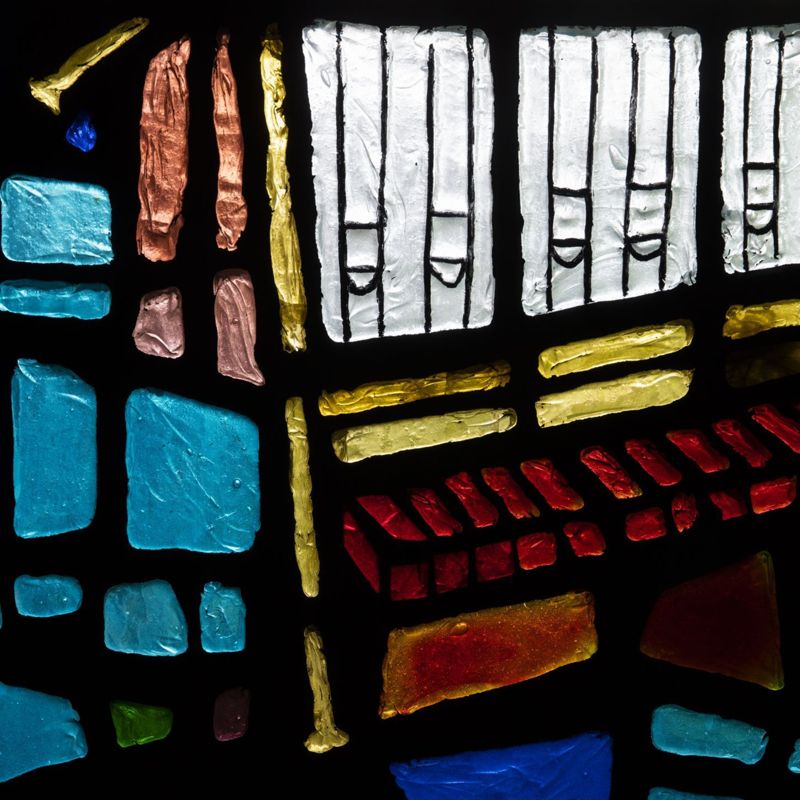 vitrail / Chapelle des Soeurs du Très Saint Sauveur[Anderlecht]