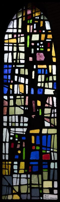 vitrail / Chapelle des Soeurs du Très Saint Sauveur[Anderlecht]