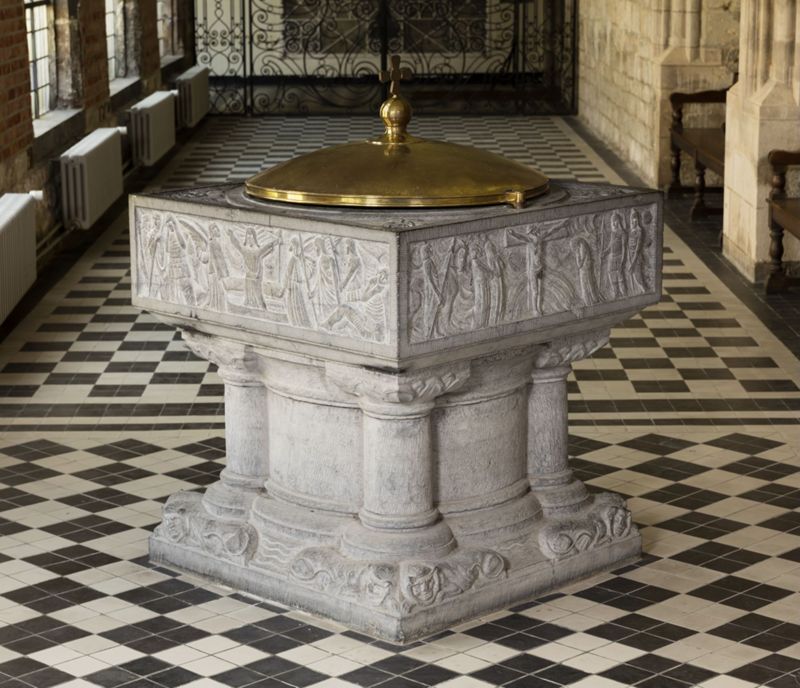 fonts baptismaux / Eglise Notre-Dame de la Cambre et Saint-Philippe Néri[Ixelles]