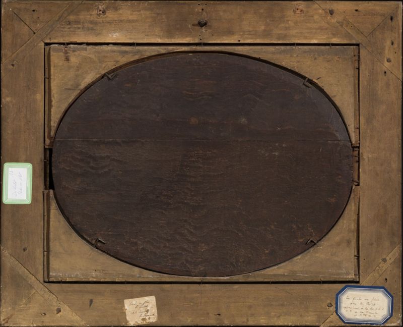 Landschap met rivier en stadsgezicht
