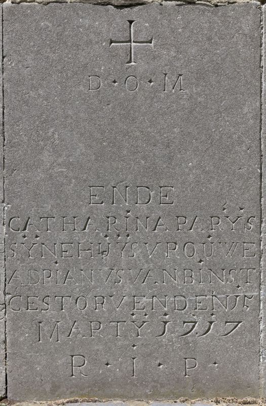 pierre tombale de Parys, Catharina