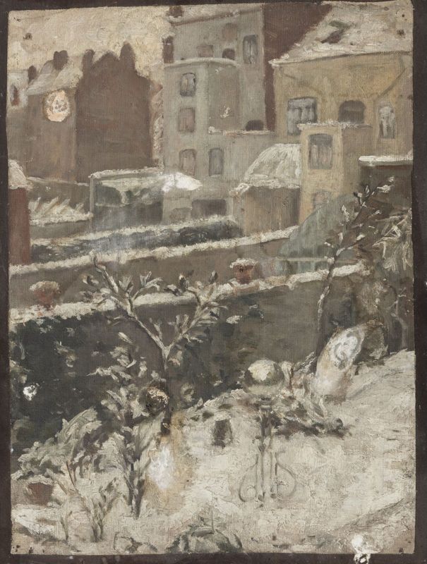 Jardins sous neige