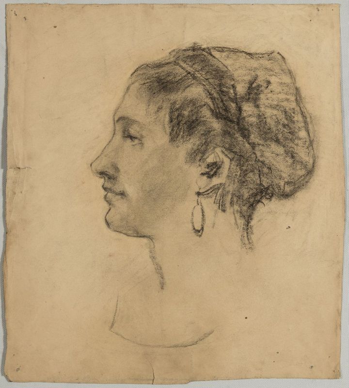 Etude : portrait de femme