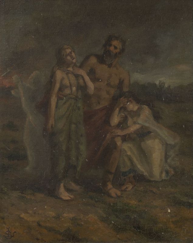 Loth et ses filles fuyant Sodome