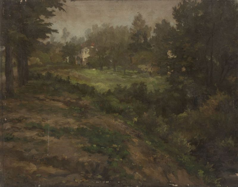 Paysage. Saint-Job. Le talus