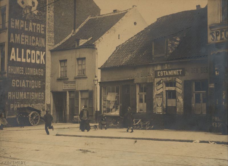 Ancienne entrée de la rue Jourdan (Saint-Gilles, Chaussée de Waterloo)