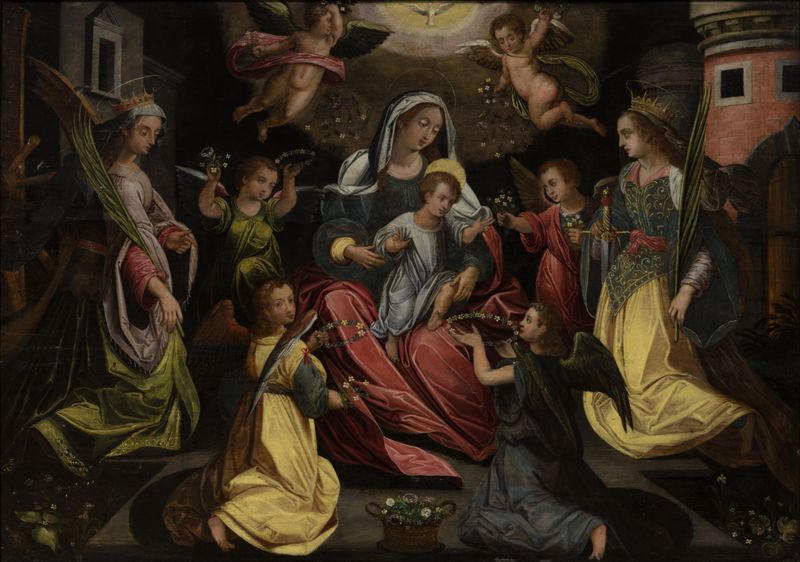Vierge à l'Enfant avec sainte Catherine