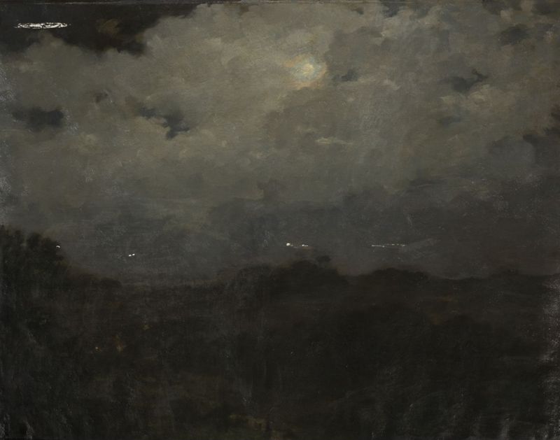 Paysage (Uccle la nuit)