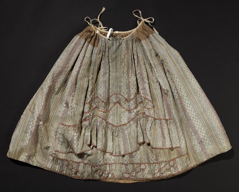Robe à la française met Watteau-plooien