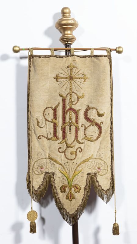 bannière de procession / Église Saints-Pierre-et-Guidon[Anderlecht]