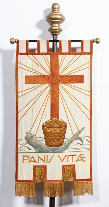 bannière de procession / Église Saints-Pierre-et-Guidon[Anderlecht]
