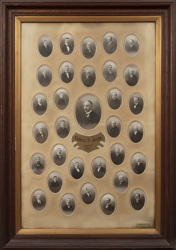 Portraits des membres du Comité du Cercle Saint-Josse