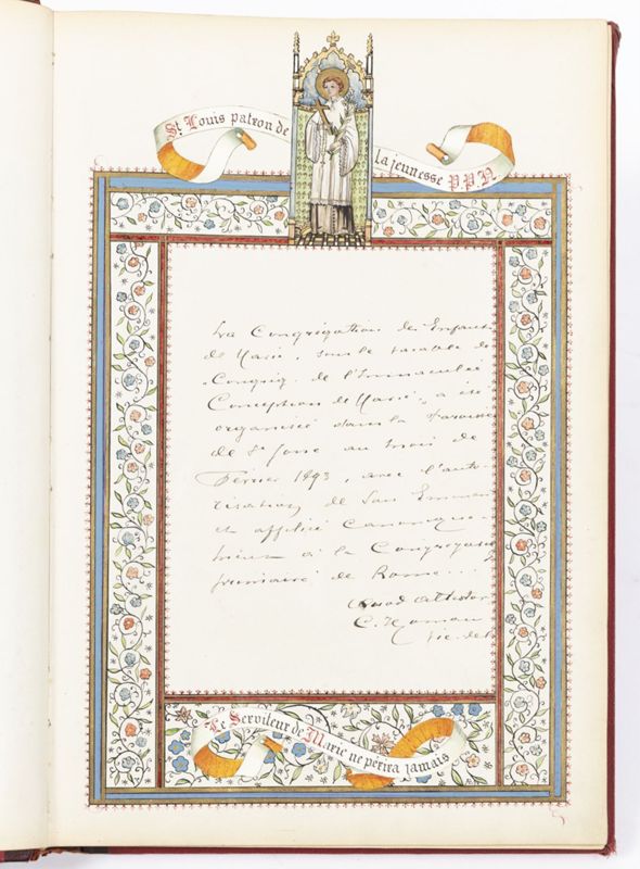Annales de la Congrégation des Enfants de Marie de Saint-Josse-ten-Noode