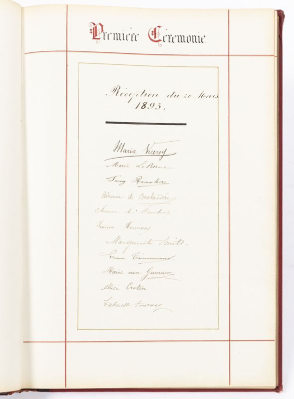Annales de la Congrégation des Enfants de Marie de Saint-Josse-ten-Noode