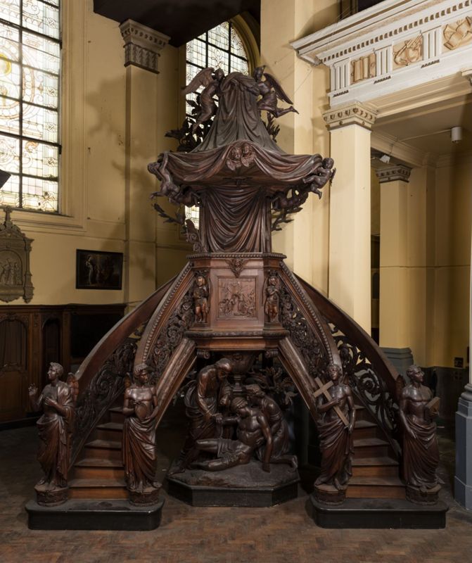 chaire de vérité / Eglise Sainte-Trinité[Ixelles]