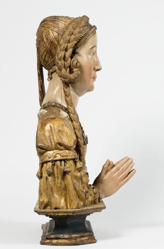 Buste reliquaire d’une sainte indéterminée