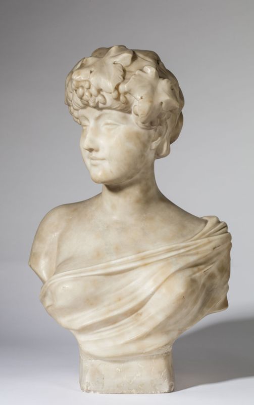 Jeune fille aux grappes de raisin