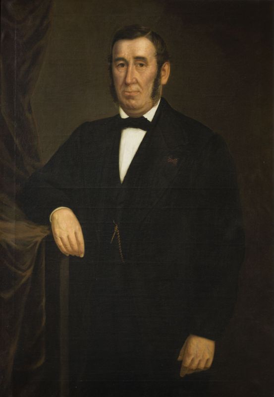 Portrait de Jean Vanderschrick, bourgmestre de Saint-Gilles de 1846 à 1861