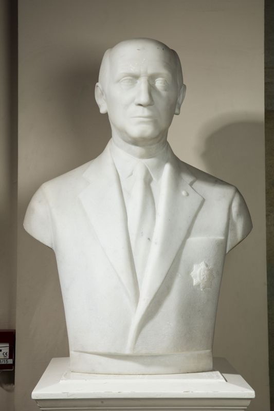 Portrait de Jacques Franck, bourgmestre de Saint-Gilles de 1957 à 1973